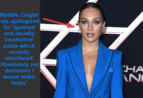 maddie ziegler has apologized for ignorant and racially insensitive posts which recently