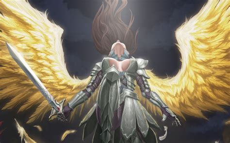 Fantasy Angel Warrior Hd Wallpaper By Sinyo Budi