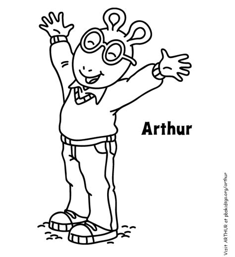 Arthur Coloring Pages Free Printable