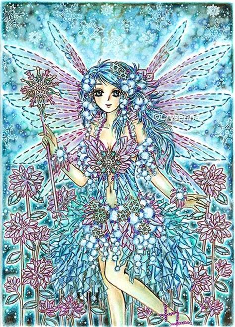 Ice Faerie Fairy Art Fairy Artwork Faeries