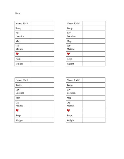 Vital Signs Chart Printable Printable Word Searches