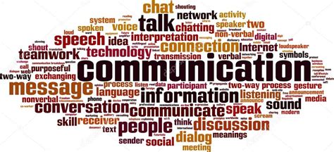 Communication Word Cloud Stock Vector By ©boris15 100019568