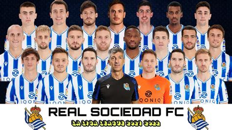 Real Sociedad FC Official Squad Season LA Liga Leagues YouTube
