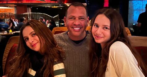 Alex Rodriguezs Best Moments With Daughters Natasha Ella Photos