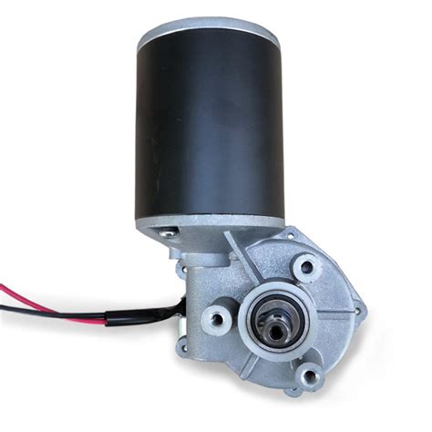 30w 12 Volt Worm Gear Motor With High Torque Geared Dc Motor China