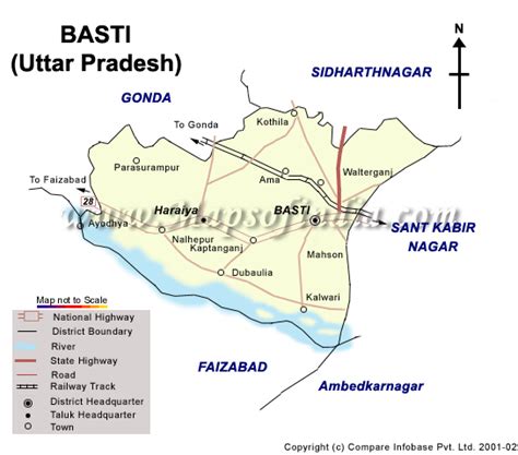 Top Tourist Place India Map Of Uttar Pradesh