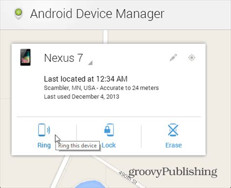 Using Android Device Manager Or Find My Android