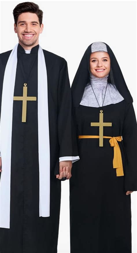 unique priest and nun couples costume