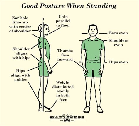 good posture when standing posture lowbackblog