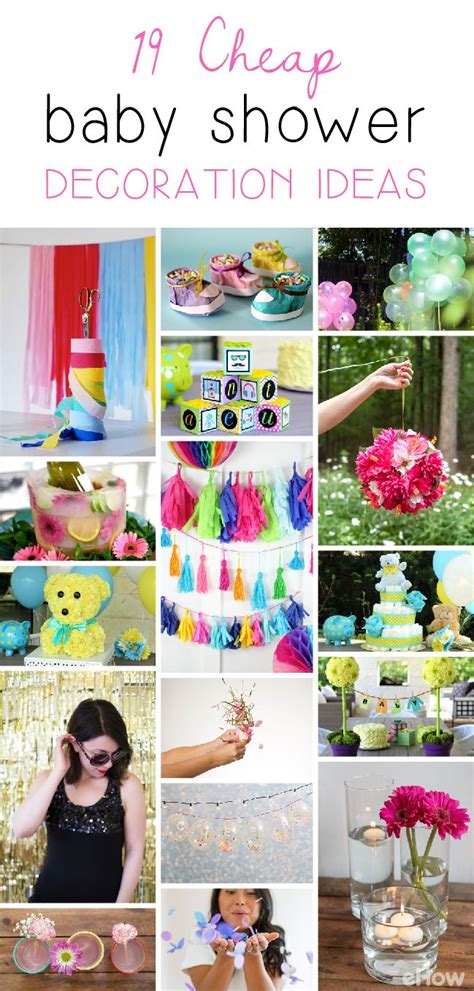 Before you decide to buy or make your own baby shower centerpieces, it's a good idea to look for references. 19 Cheap Baby Shower Decoration Ideas | Cheap baby shower decorations, Diy baby shower ...