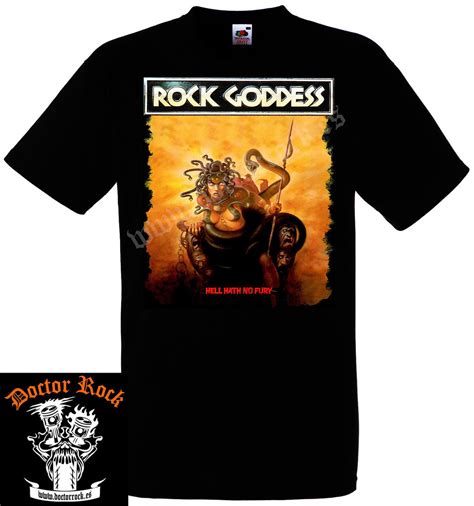 Camiseta Rock Goddess Hell Hath No Fury Doctor Rock