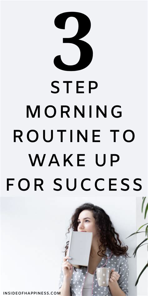 3 Step Morning Routine To Wake Up For Success Morning Routine