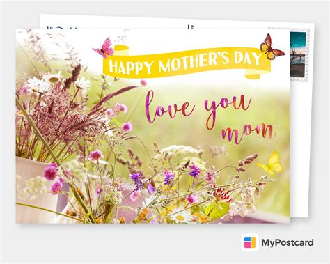 Love You Mom Día De La Madre 👩 ️ Enviar Auténticas Postales En Línea