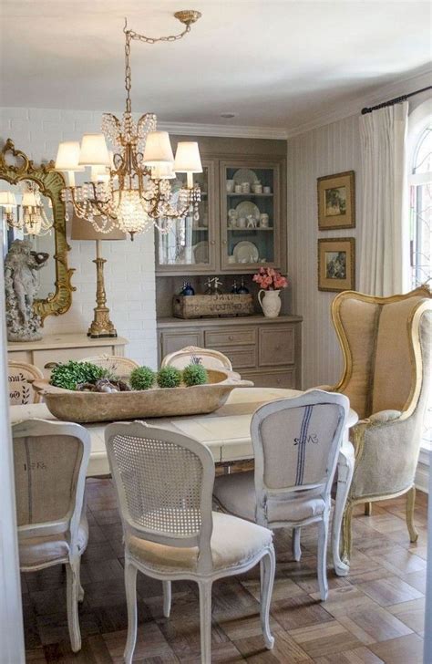 43 Cool French Country Dining Room Table Decoration Home By X