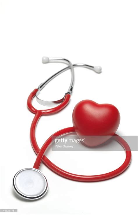 Red Stethoscope With Heart High Res Stock Photo Getty Images
