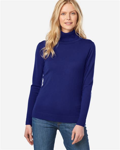 Womens Timeless Merino Turtleneck Sweater In 2020 Merino Wool