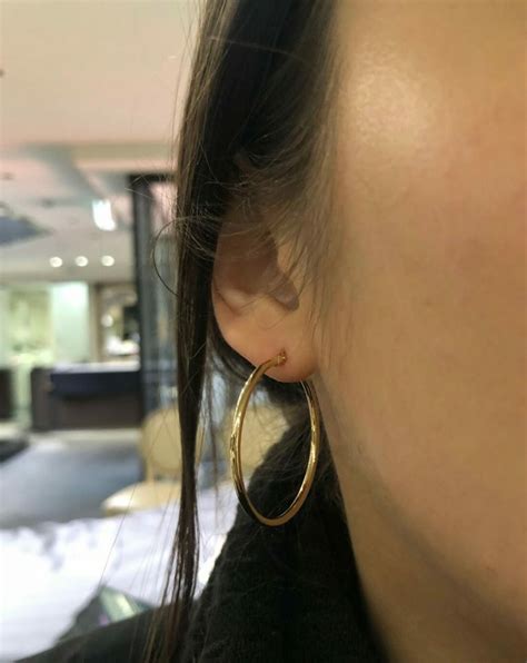 18ct Yellow Gold Hoop Earrings Cerrone Jewellers