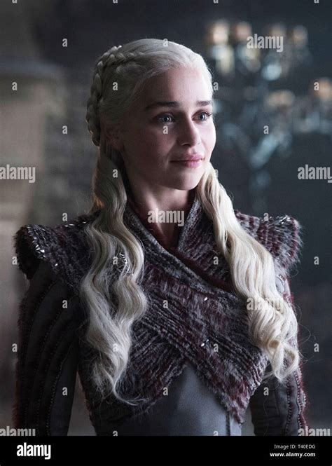 Emilia Clarke As Daenerys Targaryen Game Of Thrones Season 8 2019