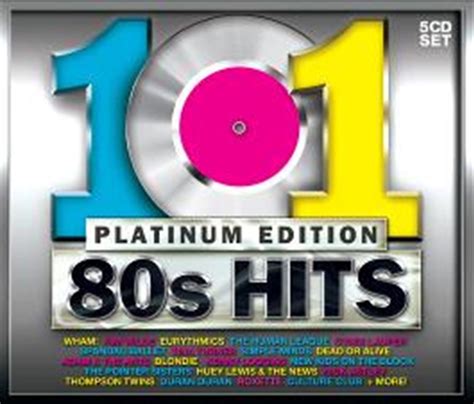 101 80s Hits Platinum Edition By Various Various Cd Sanity