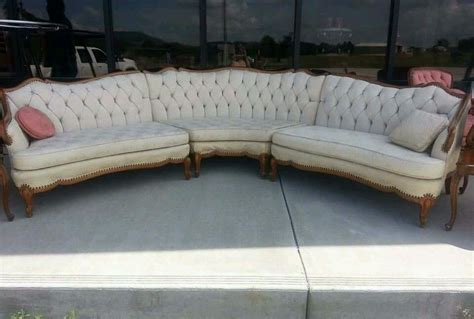 If you found any images copyrighted to yours, please contact us and we will remove it. French Provincial Victorian Sofa Sectional Couch Tufted ...