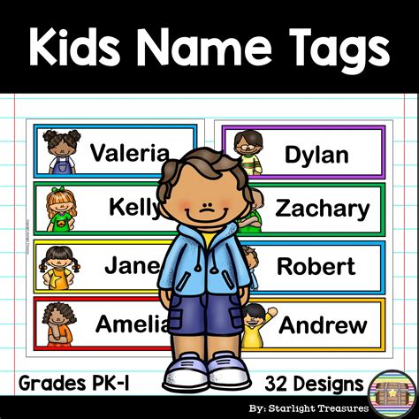 Children Name Tags Printable