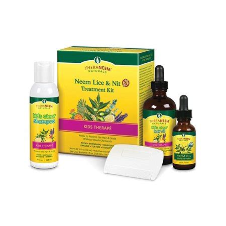 Neem Lice & Nit Treatment Kit Organix South 3 Bottles Kit ...