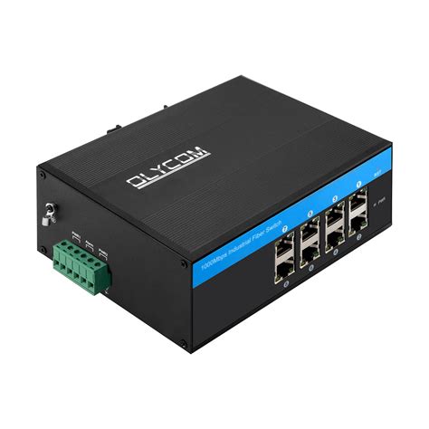 Unmanaged Gigabit 8 Port Industrial Network Switch With Auto Sensing