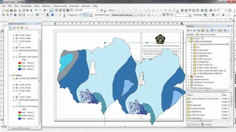 Tutorial Membuat Layout Peta Pada Arcgis Dan Penjelasan Manfaat Arcgis