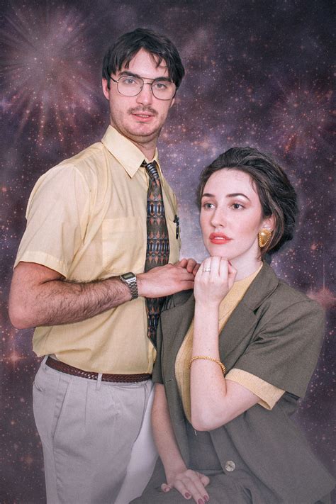 Couple Does 80s Themed Photoshoot To Celebrate Engagement Demilked
