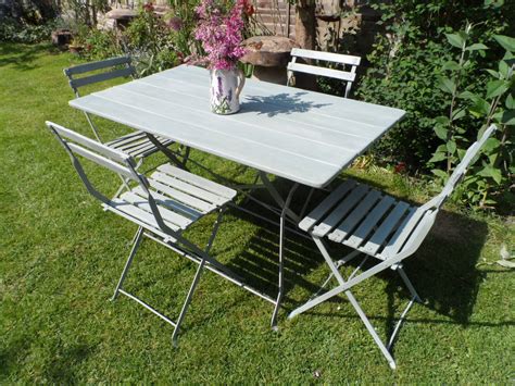 If you can not find what you are looking for please contact us or email us directly at info@crownandcolony.com Garden Patio Decking Table Set. Wooden Table and Four Vintage | Etsy | Patio garden, Patio ...