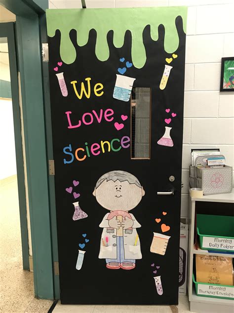 Science Door Decorations Science Decor Science Themes School