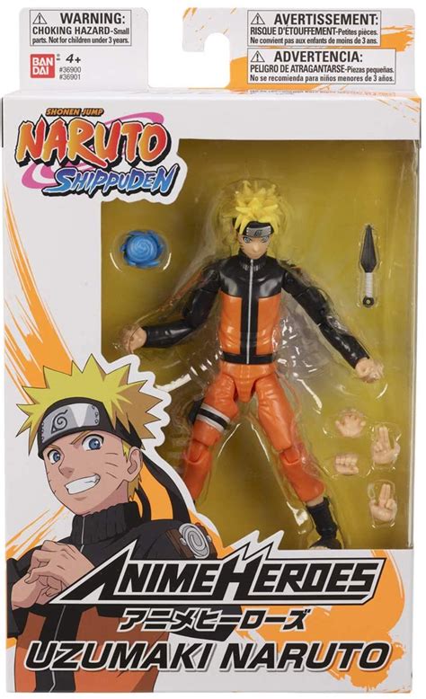 Bandai 36901 Anime Heroes 15cm Uzumaki Naruto Action Figures Bigamart