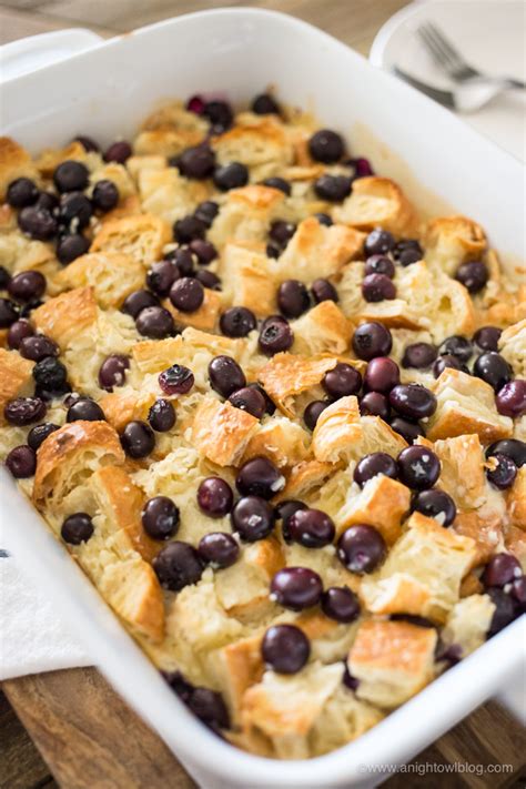 Tuna casseroles are easy on the budget and always comforting. Easy Blueberry Danish Breakfast Casserole | A Night Owl Blog