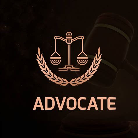 Download Advocate Logo In Black Wallpaper