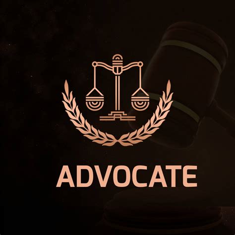 Download Advocate Logo In Black Wallpaper | Wallpapers.com