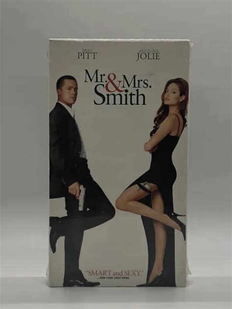 Mr And Mrs Smith Vhs Tape Htf Factory Sealed Rare Late Release Igs Vga Beckett 299 99 Picclick