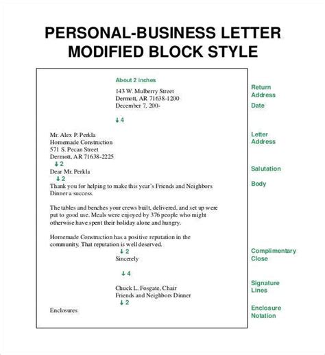 Dixie's full block business letter: Business Letter Samples | 14+ Free Printable Word & PDF ...