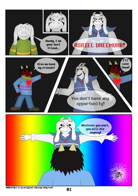 Asriel Dreemurr Comic Page 1 By Neofactory02 On DeviantArt