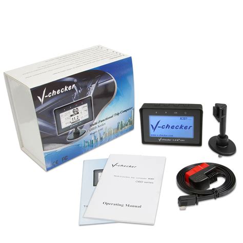 Add custom (extended pids) and get information, that was hidden from you by car. V-checker A301 Trip Computer OBD II Scanner Car Engine ...