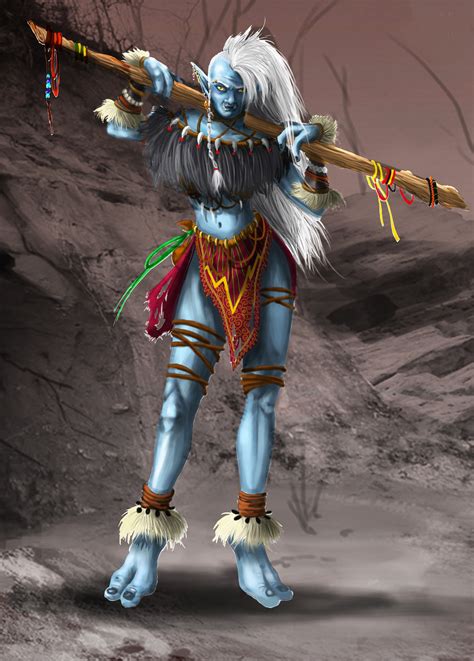 Sara Masperi World Of Warcraft Female Troll Concept