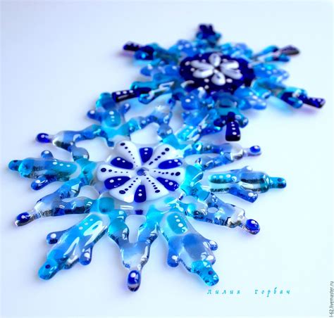 Fusing Snowflake Glass купить на Ярмарке Мастеров 7ljftcom Christmas Decorations
