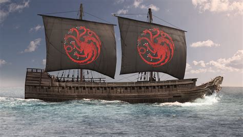 The Artwork Of Kieran Belshaw Danys Targaryen Fleet Got Season 6
