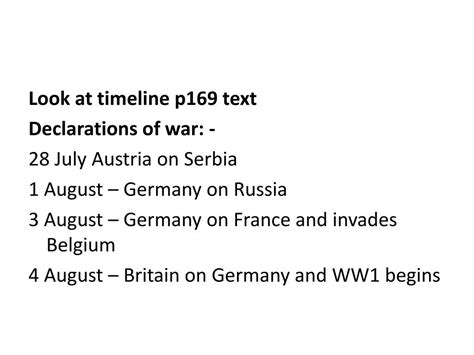 Ppt World War 1 1914 1918 The War To End All Wars Powerpoint