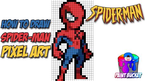 Spider Man Pixel Art Minecraft Grid