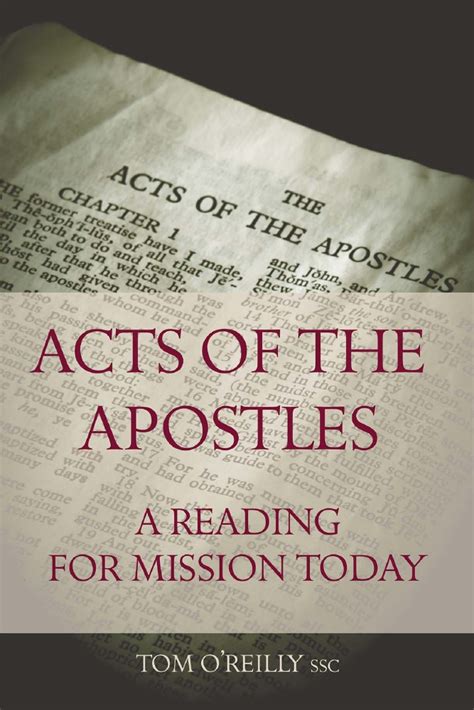 Act Of The Apostles Columban Missionaries