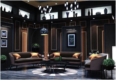 Guest Lounge Interior Design Visualization Experiment On Behance