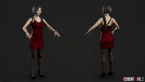 re 2 remake ada wong red dress by crazy31139 on deviantart
