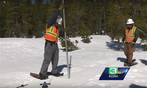 Video Sierra Snow Pack Near Record Levels In California Unofficial