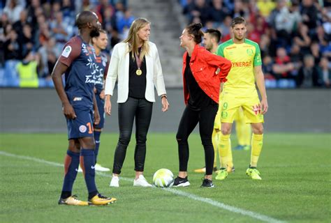 Does anouk dekker have tattoos? Anouk Dekker et Katrine Veje au coup d'envoi de MHSC - FC ...
