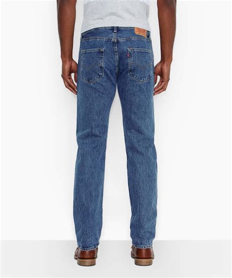 Levi 501 Original Fit Button Fly Jeans Medium Stonewash — Daves New York